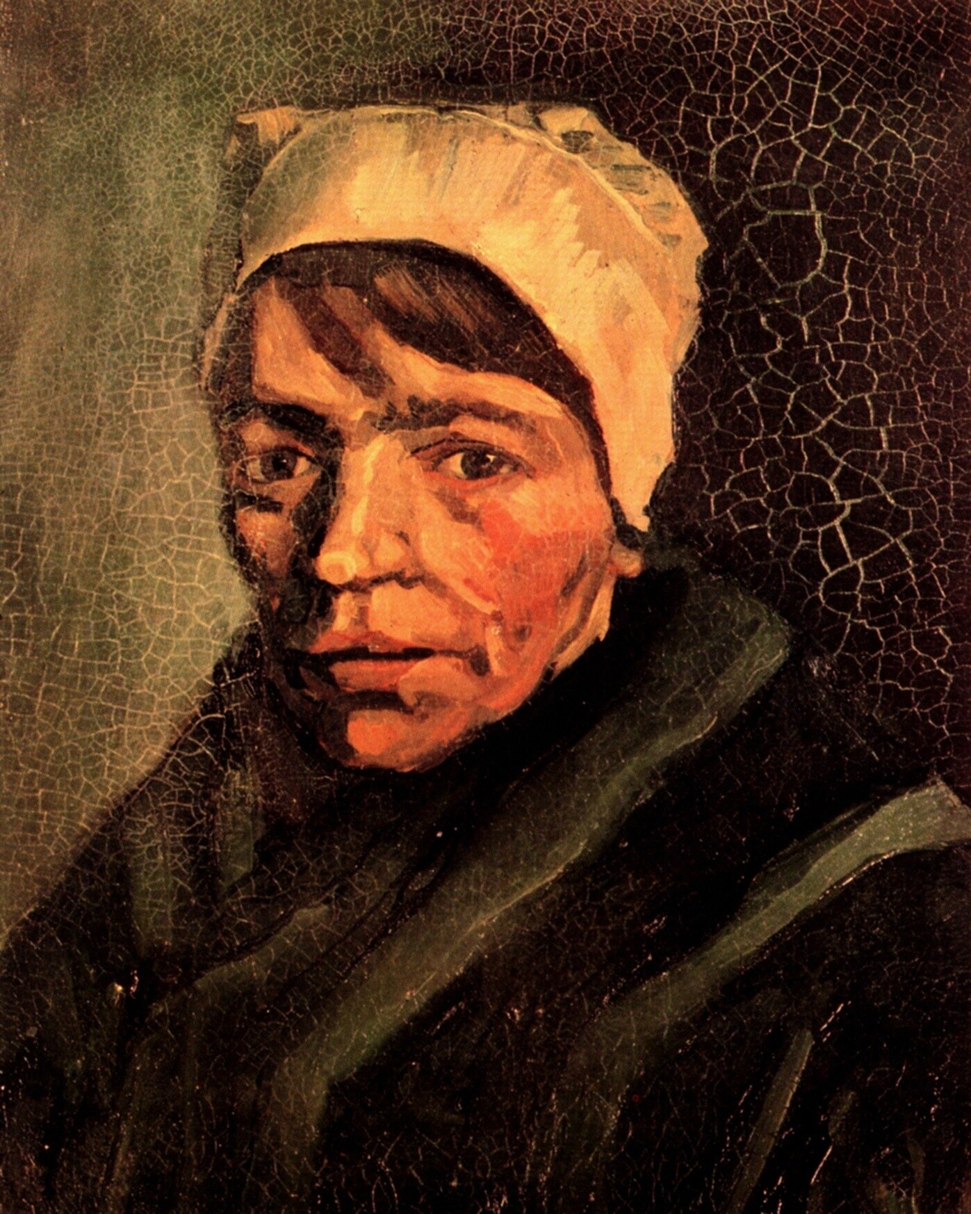  Ван Гог Нюэнен Портрет крестьянки в белом чепце 1397x1746 
