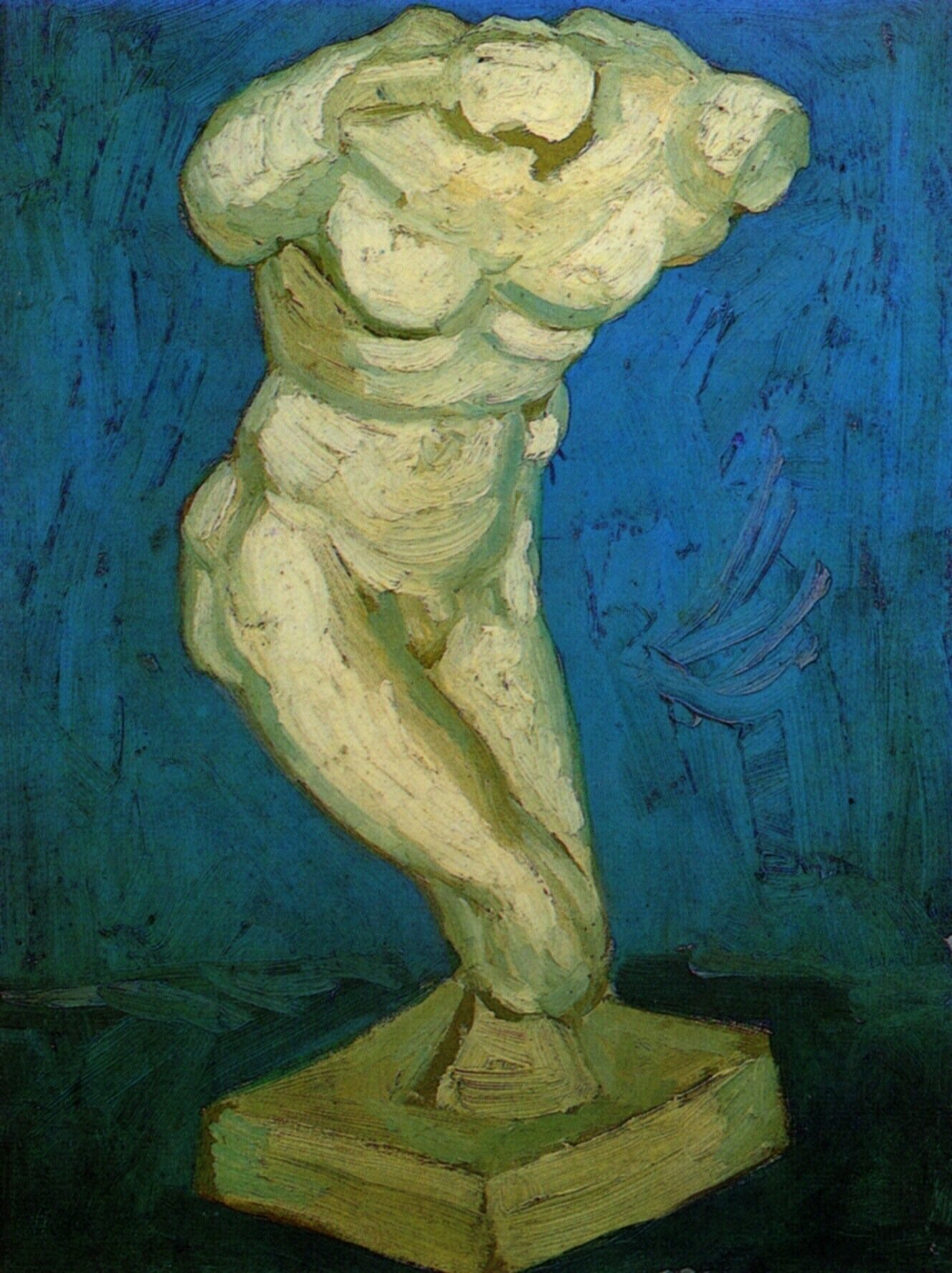  Ван Гог Париж Мужской торс статуя 