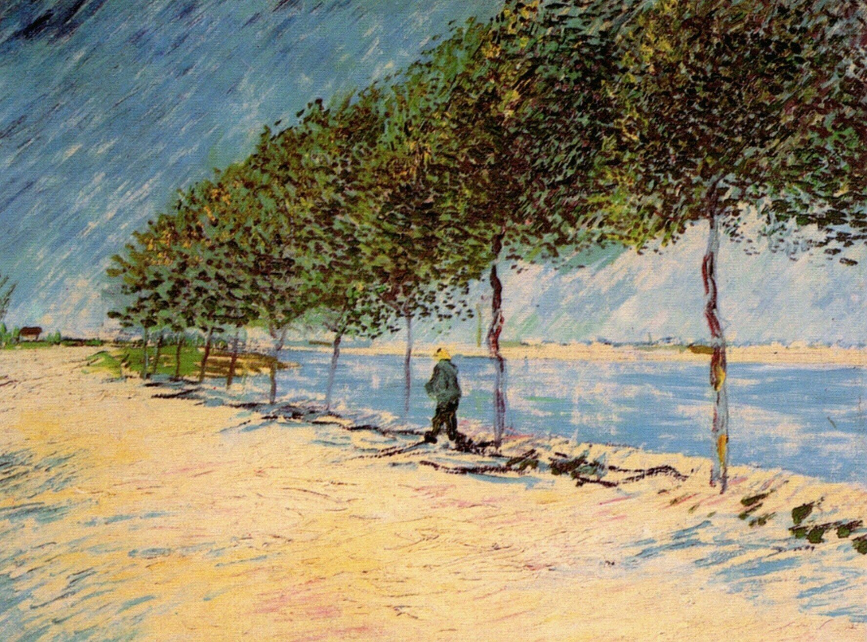  Ван Гог Париж Прогулка вдоль берега Сены близ Аньере
