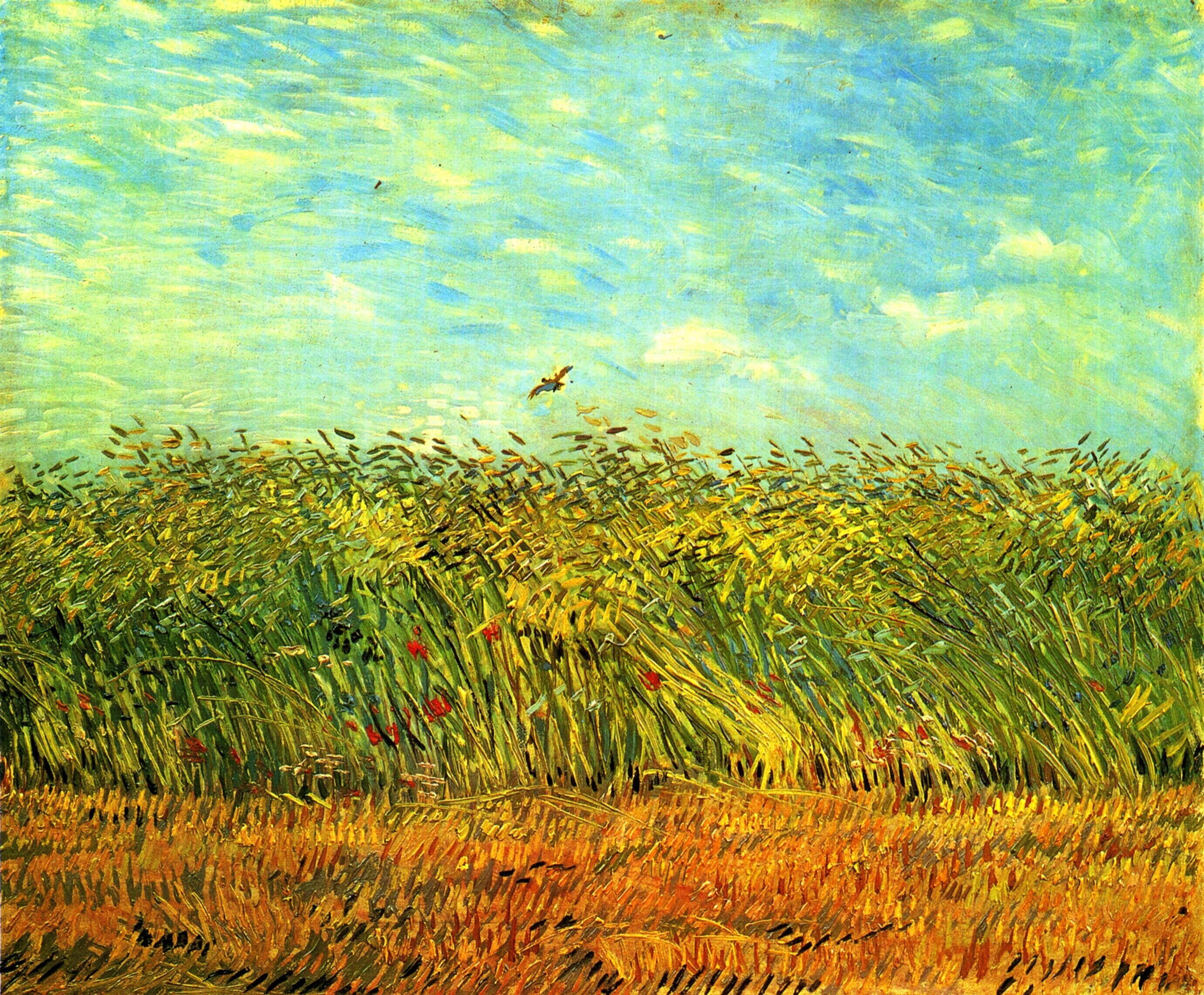  Ван Гог Париж Пшеничное поле с жаворонком