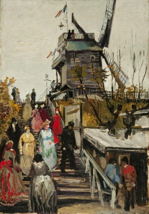  Ван Гог Париж Мельница на Монмартре 