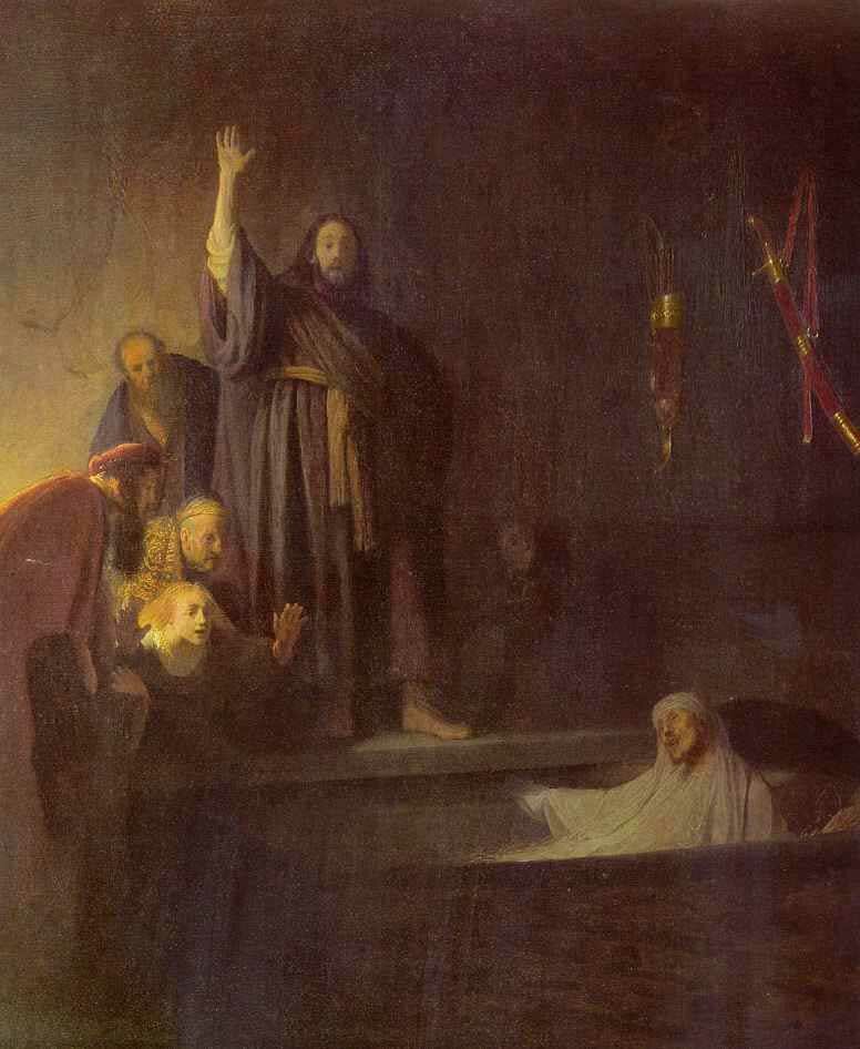Рембрандт Воскрешение Лазаря
