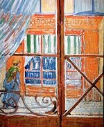 Винсент Виллем Ван Гог Вид на окно колбасника Арль картины, ван-гог.рф