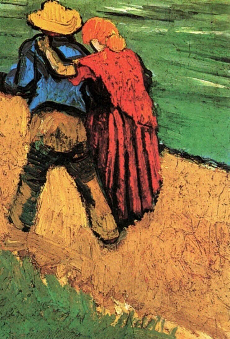  Ван Гог Двое влюбленных (фрагмент) 