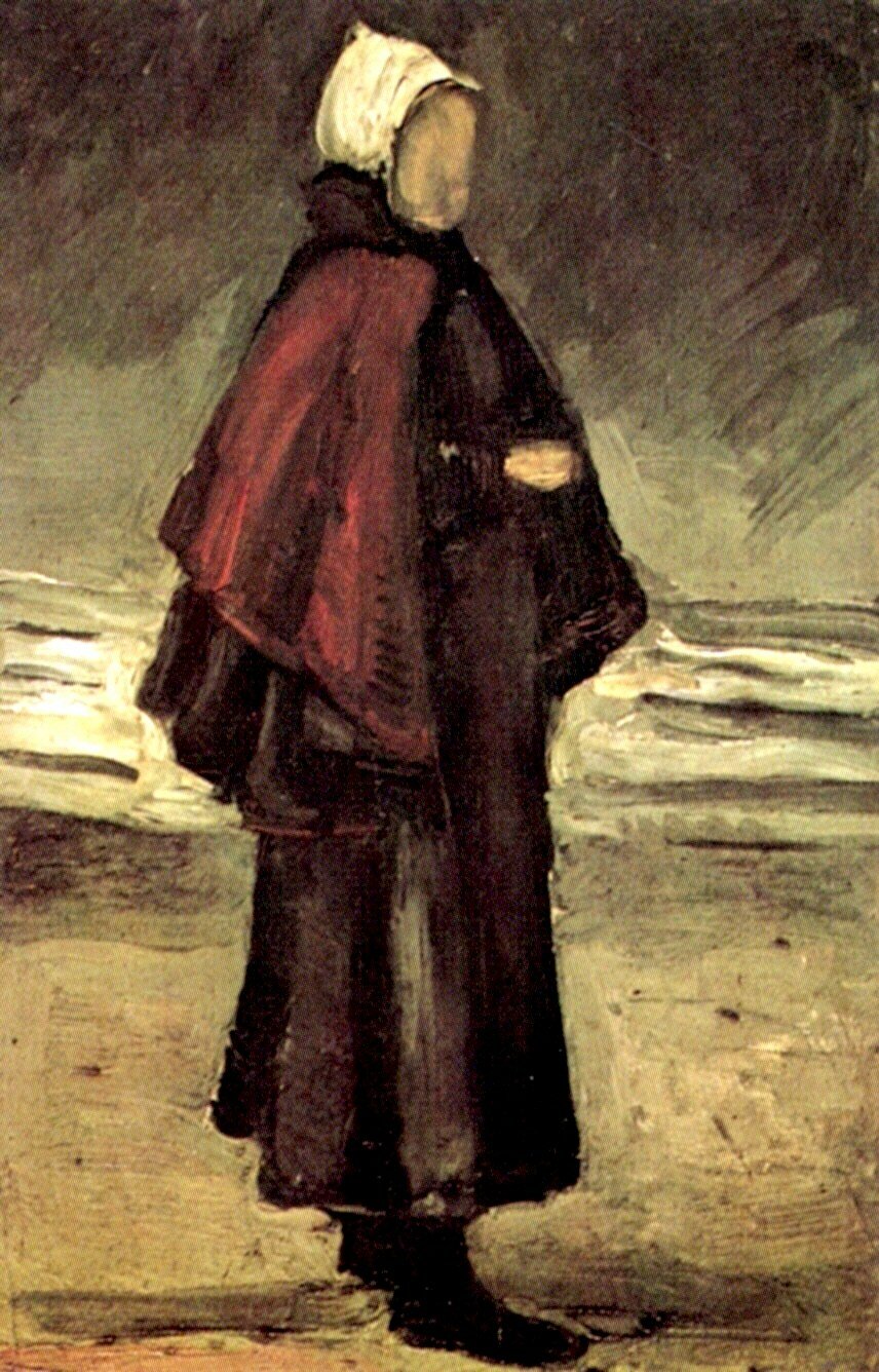  Ван Гог Жена рыбака на берегу 1882г 