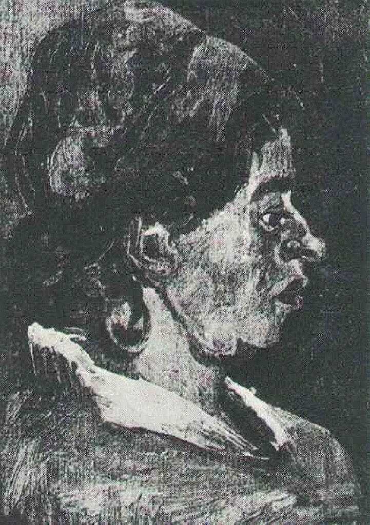  Ван Гог Нюэнен Портрет крестьянки в темном чепце 721x1024 