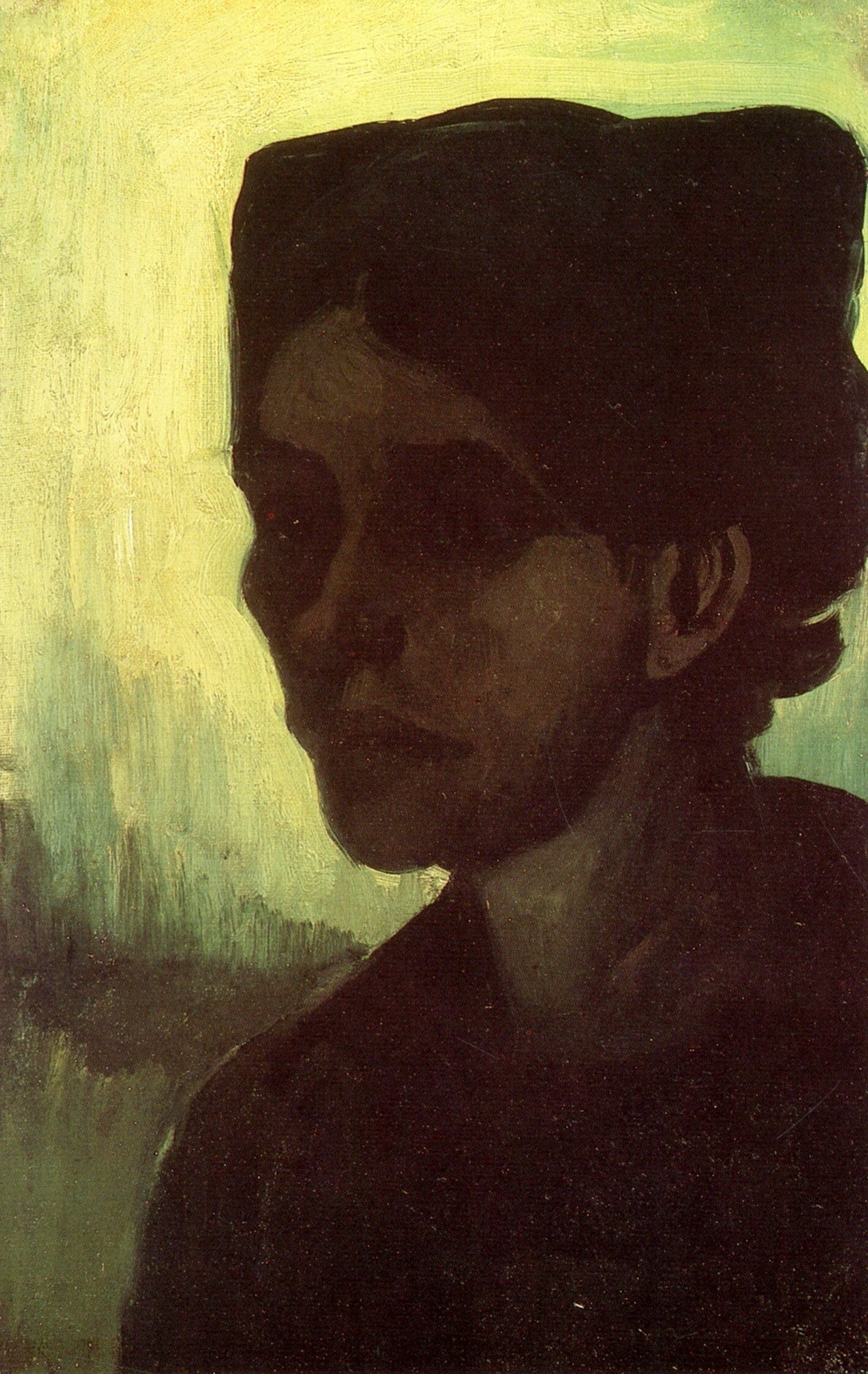  Ван Гог Нюэнен Портрет молодой крестьянки в темном чепце 1417x2241 