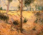 Винсент Ван Гог Париж, ван-гог.рф Деревья в поле в солнечный день