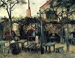 Винсент Ван Гог Париж, Терраса кафе на Монмартре La Guinguette ван-гог.рф