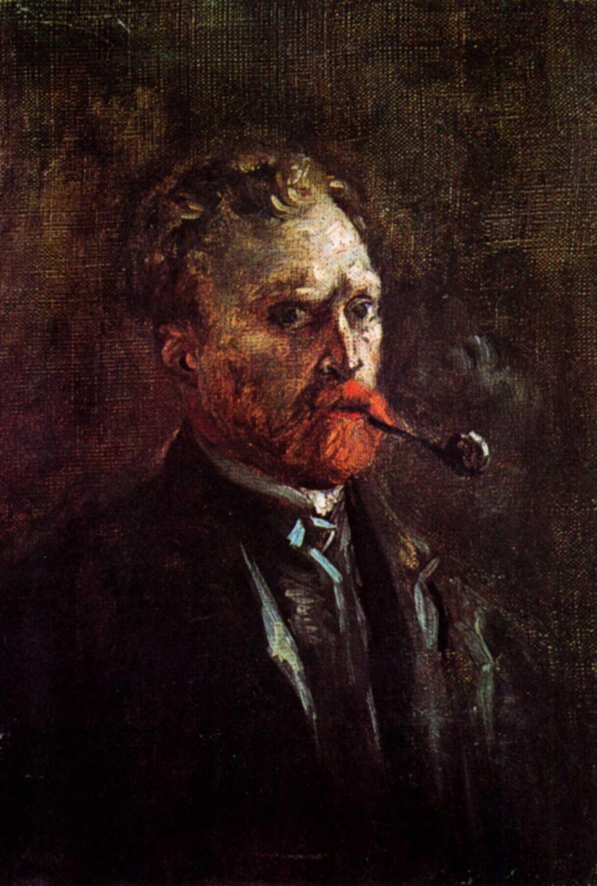  Ван Гог Париж Автопортрет с трубкой