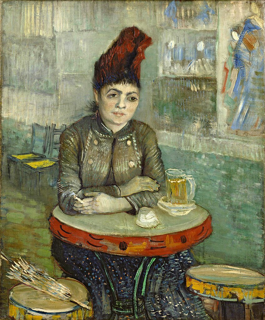  Ван Гог Париж Агостина Сигатори сидящая в кафе Тамбурин 