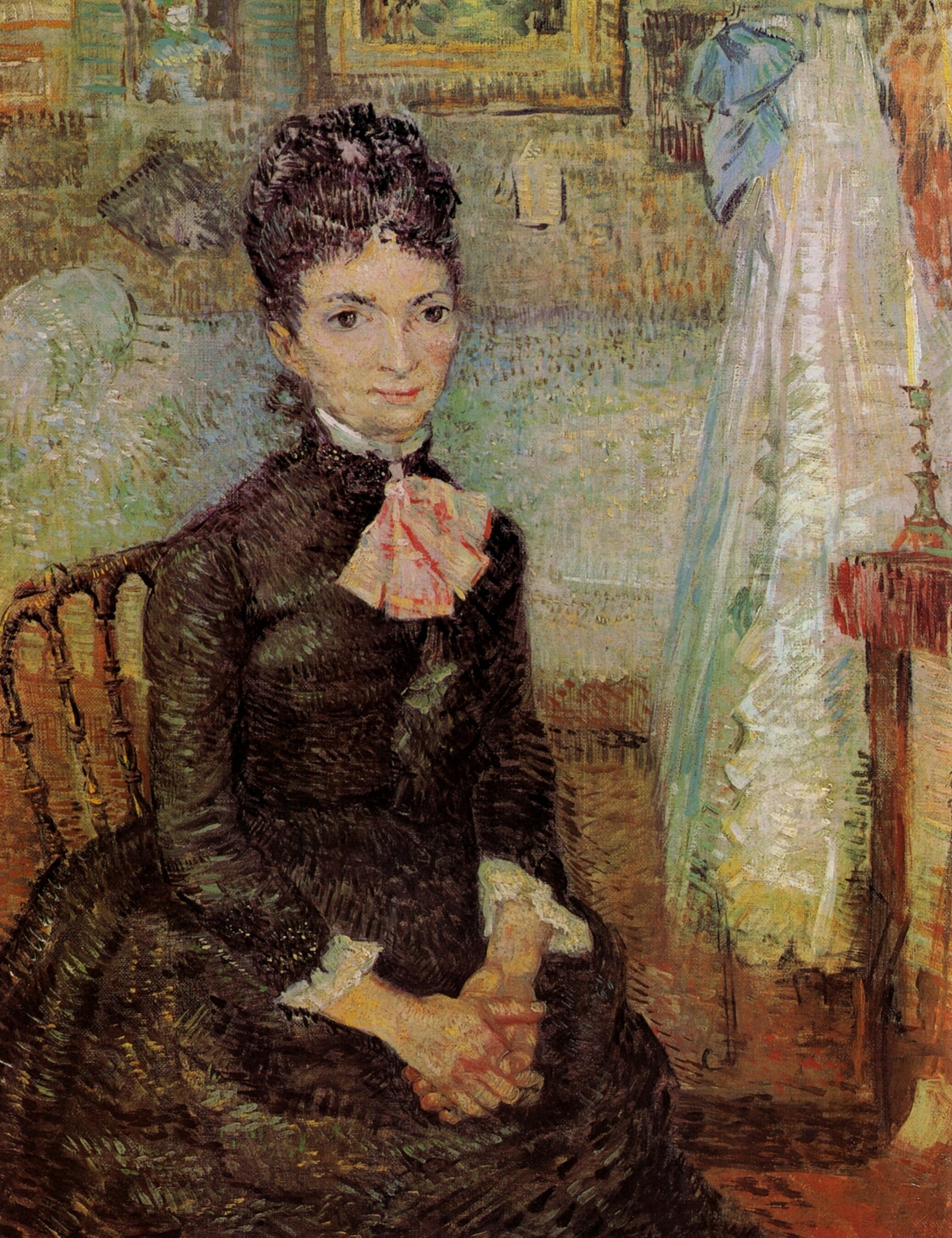  Ван Гог Париж Женщина сидящая рядом с колыбелью