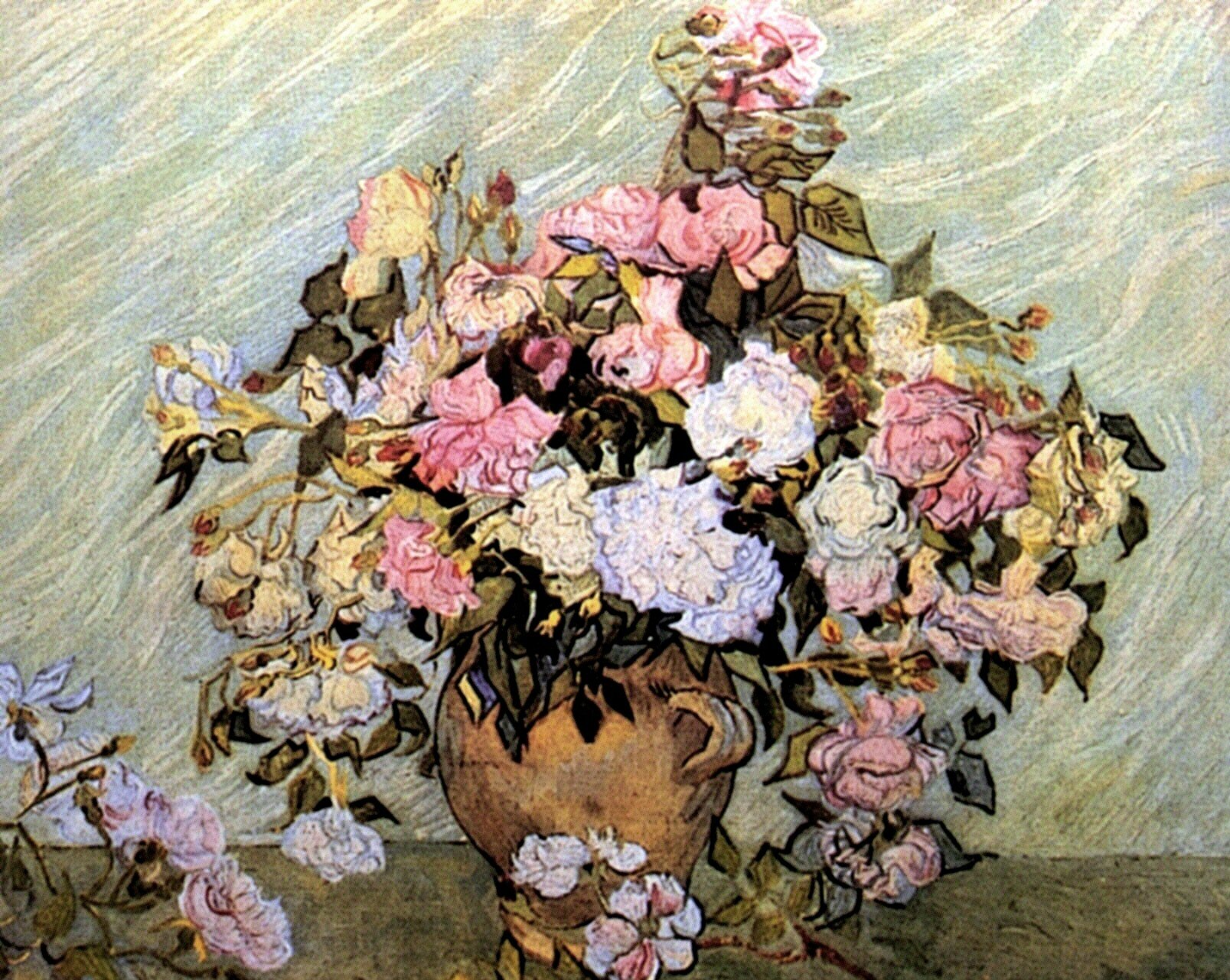  Ван Гог Натюрморт ваза с розами 