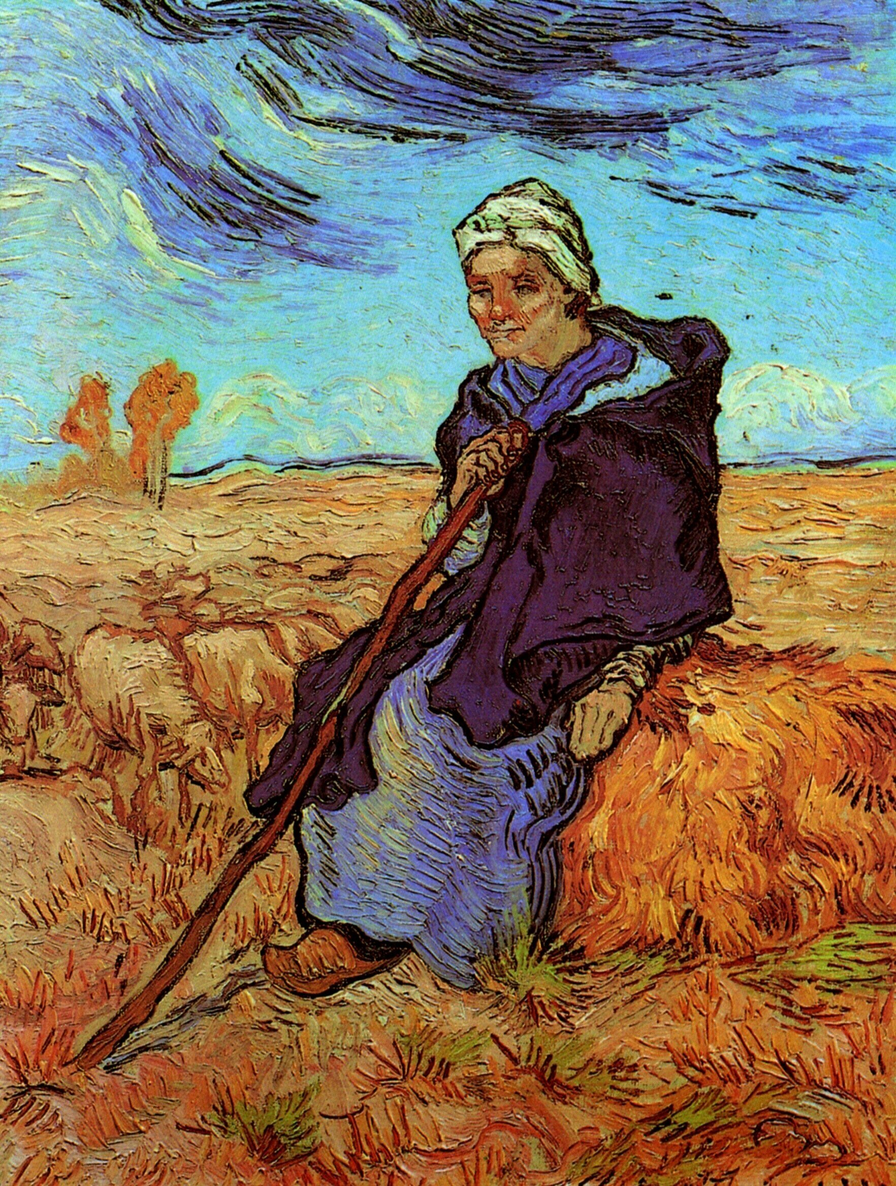  Ван Гог Пастушка (по картине Жана Франсуа Милле) 